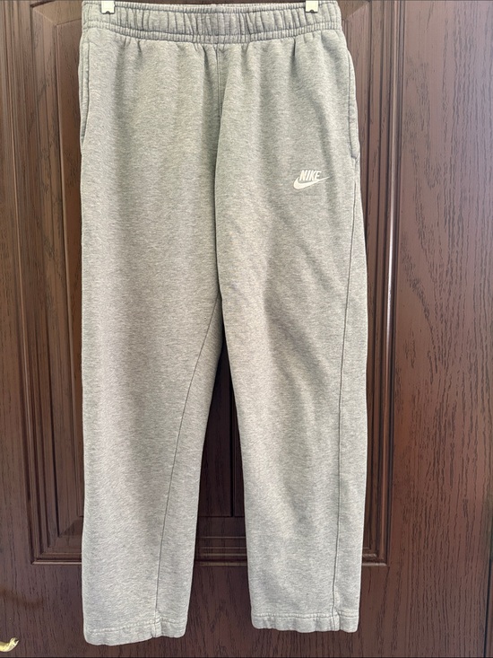 Nike Other - Nike Youth Gray Fleece Joggers with White Swoosh
